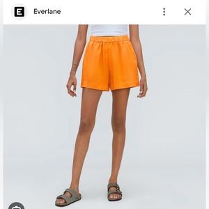 Everlane Linen Boxer Short in Turmeric